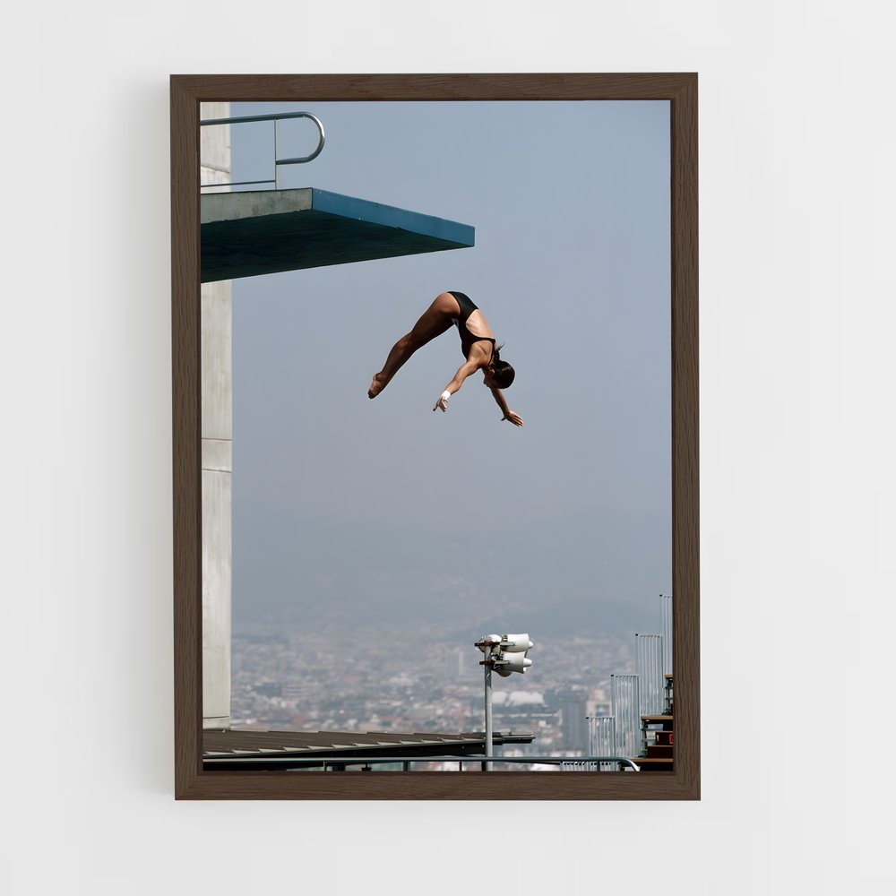 Poster Skateboard Acrobatics – affiche Plongeon au tremplin (vue 5)